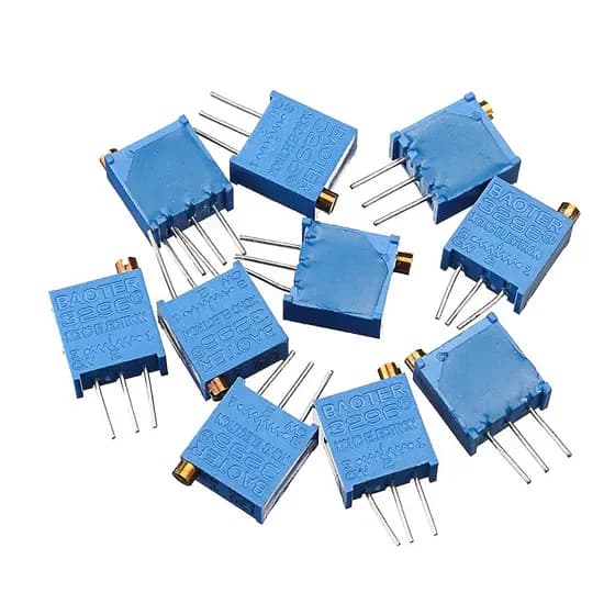 05 X TRIMPOT 3296W 10K TRIMPOT MULTIVOLTAS ( 103 - 3296W )