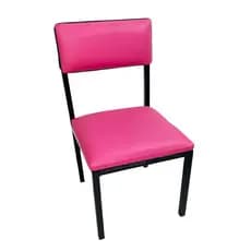 Cadeira Manicure e Pedicure Rosa para Salão de Beleza Clínicas Estética