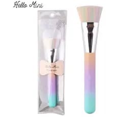 pincel hello mini, pincel reto maquiagem, pincel para base, pincel profissional make, pincel rosto, pincel macio