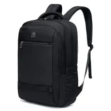 Mochila Preta Executiva Unissex Reforçada com Bolso Antifurto Trabalho Faculdade Espaçosa Notebook