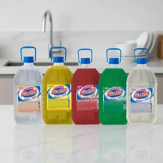 Detergente Liquido 5 Litros Lava Louça Pia Cozinha Fuzetto