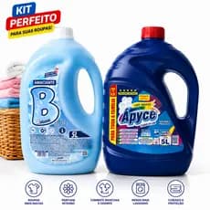Kit Amacinte Barbarex Blue 5l + Lava Roupa Apyce Blue 5l