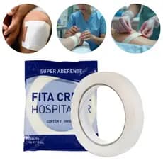 Fita Adesiva Cirúrgica Hospitalar Fixação De Curativo 19mm X 30m