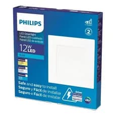 Luminaria Embutir Led Quadrada 12W 17Cm Bivolt Philips