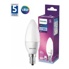 Lampada Led Vela 3,5W Bivolt 350Lm E14+E27 Philips