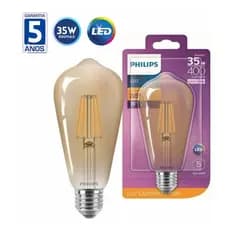 Lâmpada Retrô Filamento Led 4w St64 400lm Bivolt Philips