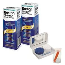 Solu莽茫o Boston Simplus 120ml 2 Caixas + Estojo Com Ventosa