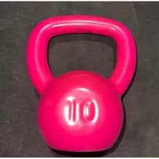Kettlebell emborrachado 10kg rosa