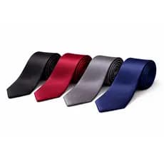 Kit 4 Gravatas Slim Masculino P Ternos, formatura e Coletes sociais - Envio Imediato