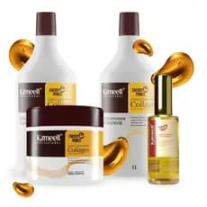 Combo Purificador Capilar 1L + Máscara Hidratante 500g + Óleo Reparação Total. Tratamento Completo