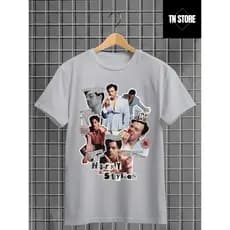 Camiseta Harry Styles Cantor Pop Kiss All The Time Ator Camisa Blusa Unissex Masculino Feminino 100% Algodão Plus Size