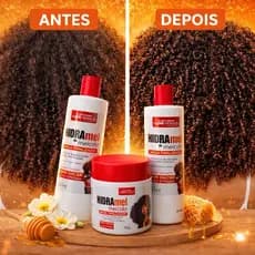 Kit Mel Cola Shampoo 500ml Hidramel Cond 500ml e Finalizador Mel Cola 500g Definição