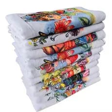 Kit com 5 Panos de Prato Decorados | Estampas Variadas Aleatórias