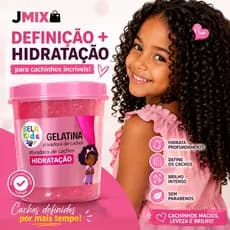Gelatina Ativadora de Cachos Infantil Bela Kids | Cachinhos Macios, Hidratados e Sem Frizz