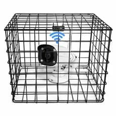 Kit 10 Grade Proteção Câmera Wifi Gaiola Aramada Quadrada