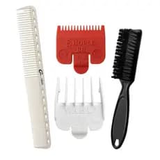 KIT PENTES PARA DISFARCE COM PENTE DE CARBONO E  ESCOVINHA DE DISFARCE