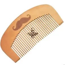Pente De Madeira Para Barba E Bigode