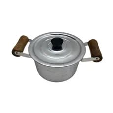 Panela de Alumínio Resistente Caçarola Pequena de Alumínio 14cm Panela para Macarrão Instantâneo