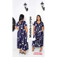 MACACÃO PANTACOURT FEMININO SOLTINHO ESTAMPADO COM BOLSO TECIDO PREMIUM