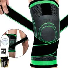 Joelheira Fitness Ajustável Esportiva Compressão Leve Corrida Bike Musculação Academia