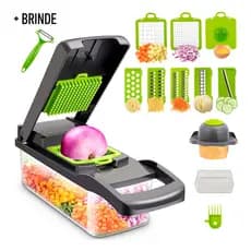 Ralador Fatiador Multiuso 8 Em 1 Verduras Legumes Queijo Top Cortador Multi Fatiador Nicer Para Alimentos E Frutas 8 em 1