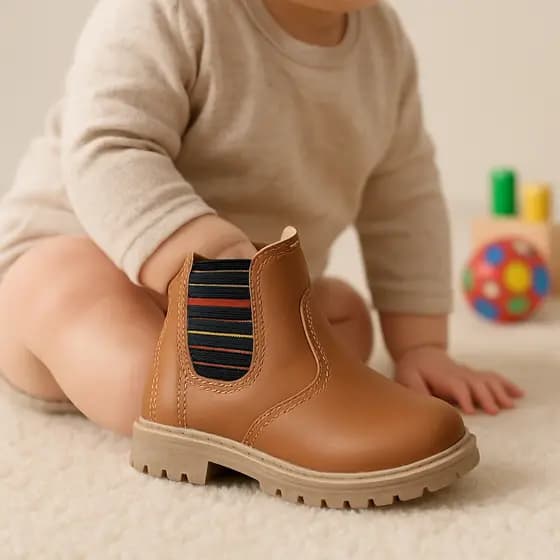 Bota Botina Jeca com Elástico Moderno em Diversas Cores Numeração 20 ao 27