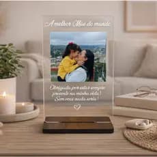 kit de Quadros Personalizados em Acrílico com Foto ou Frase Personalizada