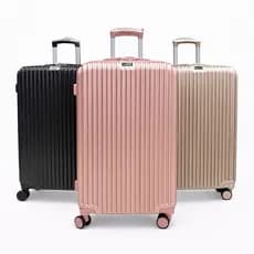 Mala Média 23KG Expansível ABS Ultra Leve Giratória Maldivas Viagem
