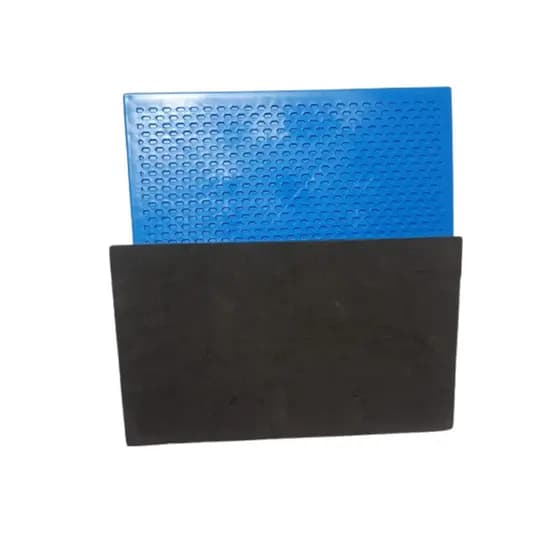 Desempenadeira Plástica 22x34 Corrugada Emborrachada