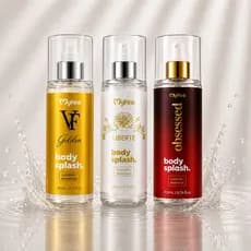 Kit Body Splash Similar Feminino Virgínia VF Golden Liberté Obsessed Água de Colônia pós banho