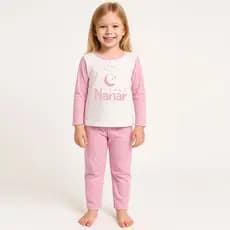 Pijama Infantil Feminino Unissex Manga Longa Calça 6 A 14 Anos Meninas e Meninos Conjunto Juvenil