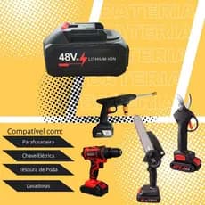 Bateria Lítio 48v recarregavel para Parafusadeira Chave De Impacto
