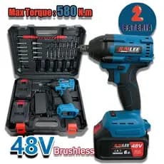 Remoção Chave De Impacto  Brushless Parafusadeira Chave De Impacto Bateria Lítio 48v