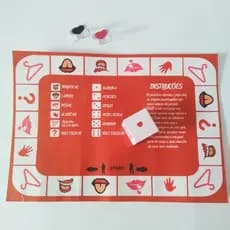 Jogo do amor Tabuleiro- Sacolinha personalizada- Dia dos namorados- Presentes- Casal- Jogos- Games
