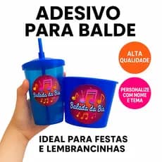 Adesivos para baldes personalizados- adesivo vinil- baldes pipoca personalizados- lembrancinhas personalizadas
