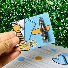 Card cortador de unha dia dos pais- alicate unha dia dos pais- mimo dia dos pais- lembrancinhas personalizadas- Brindes