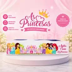 Caixa pipoca--Caixa balde pipoca- Princesas Cute- Lembrancinhas- Kit cineminha- Festa-TODOS OS TEMAS- SOMENTE A BASE
