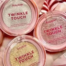Sombra e Iluminador Twinkle Touch Linha Rosa by Ruby Rose