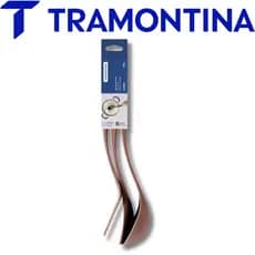Jogo de Utensílios Tramontina Ability Nylon Mocaccino 3 Peças | Resistente e Prático
