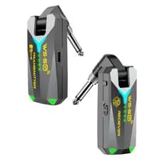 Sistema De Guitarra Sem Fio WS-5G 50m Com Receptor Transmissor De 5.8 Ghz 6.5 Mm/3.5 Para Sistemas PA De Misturador Elét
