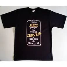 Camiseta personalizada, cerveja, frases engraçadas, camisa frases, camiseta preta, estampada, blusa.