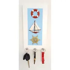 Porta chaves de parede, Delta vertical, chaveiro, organizador, decoração elegante, decorativo, cozi.
