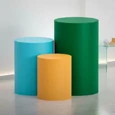 Trio de Capas para Cilindros Helanca Premium Veste Fácil Decoração Festa Mesa Painel