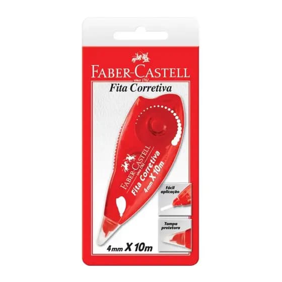 Corretivo em fita Roller 4.2mmx10m SM/7072 com 1 unidade Faber-Castell