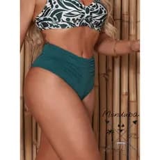 CALCINHA ELASTEC, MODA PRAIA, SECA BARRIGA, CINTURA ALTA, VARIAS CORES
