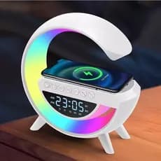 Luminaria G-Speaker Multifuncional Smart Station Led Caixa De Som Relógio