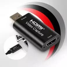 Placa De Captura Hdmi 4k Usb 1080p Full Hd Live Streaming Co Preto