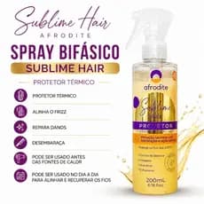 Protetor termico Spray bifásico Sublime Hair Afrodite