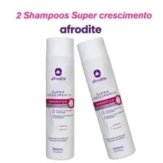 2 Shampoos antiqueda e crescimento acelerado - Super Crescimento afrodite 300 ml cada