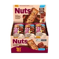 Barra de castanhas e Chocolate Nuts Bar Banana Brasil 12x25g